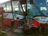 Siechnice: Wypadek autobusu 900L [zdjęcia] - zdjęcie