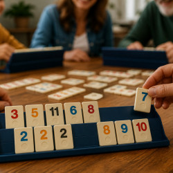 aktualnosci-Rummikub w Kotowicach. Międzypokoleniowa zabawa w ramach Tygodnia Bibliotek