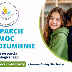 aktualnosci-Ruszyło wsparcie psychologiczne dla dzieci i młodzieży z gminy Siechnice