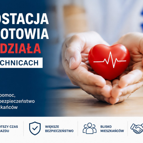 aktualnosci-Karetka na stałe w Siechnicach. Uruchomiono podstację pogotowia ratunkowego