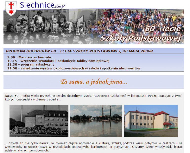 Obchody 60-lecia Szkoły Podstawowej w Siechnicach