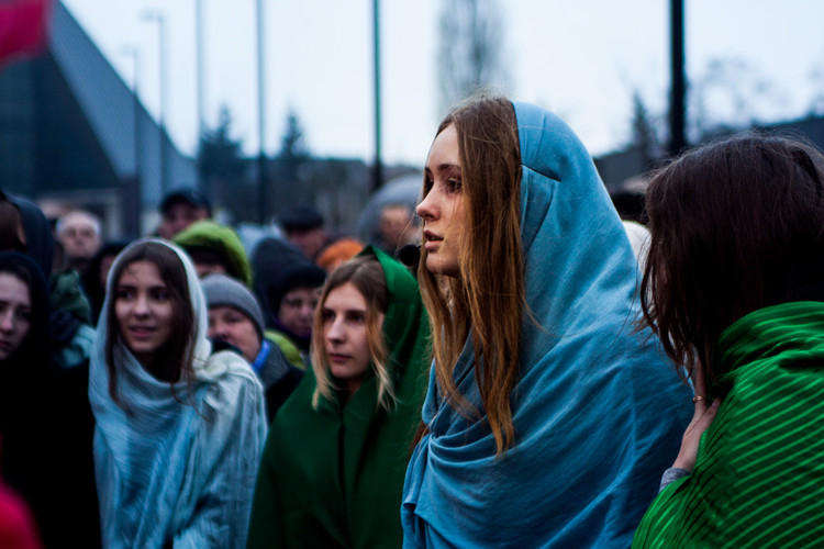 Droga Krzyżowa ulicami Siechnic - fotorelacja, video
