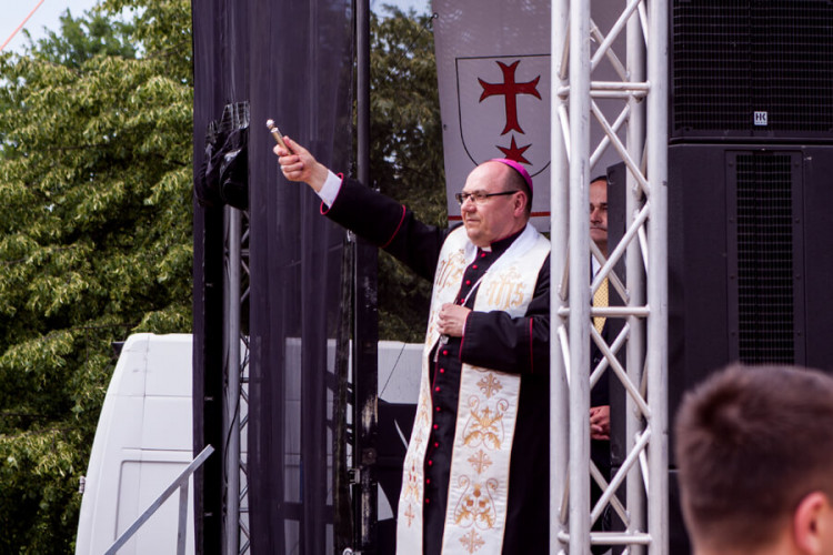 Wmurowanie kamienia węgielnego pod budowę szkoły podstawowej