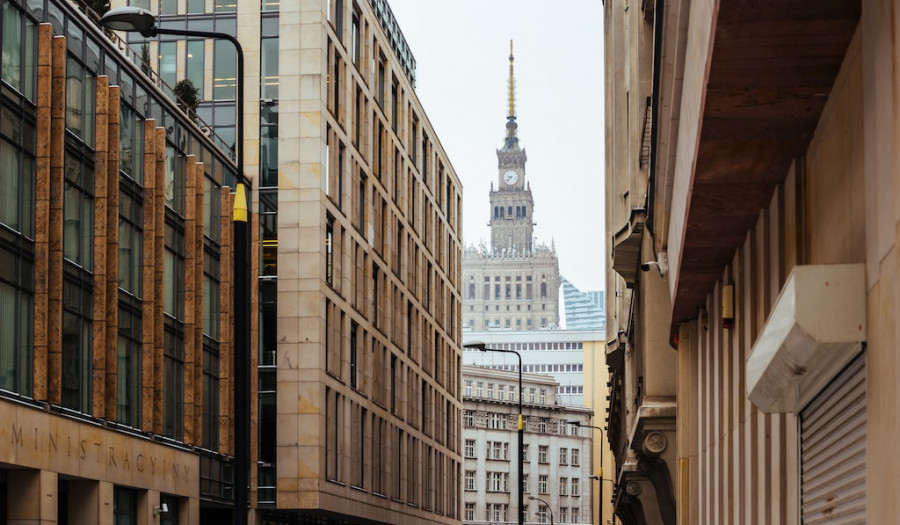 ulica Złota w Śródmieściu Warszawy gdzie mieści się wirtualne biuro