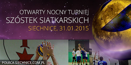 Siechnice: Nocny Turniej Siatkówki 2015
