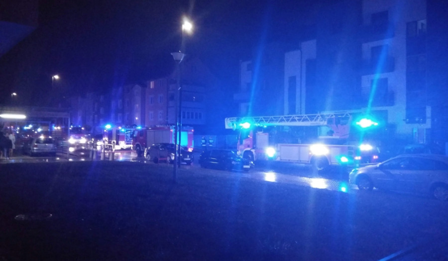 Siechnice: Pożar w centrum Siechnic. Pomoc dla poszkodowanych