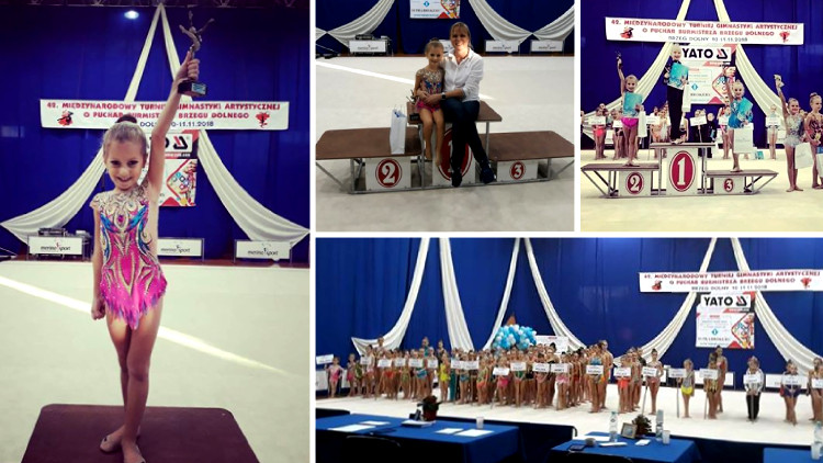 Siechnice: Międzynarodowy Turniej Gimnastyki Artystycznej: Sukces siechniczanki Soni Żygadło