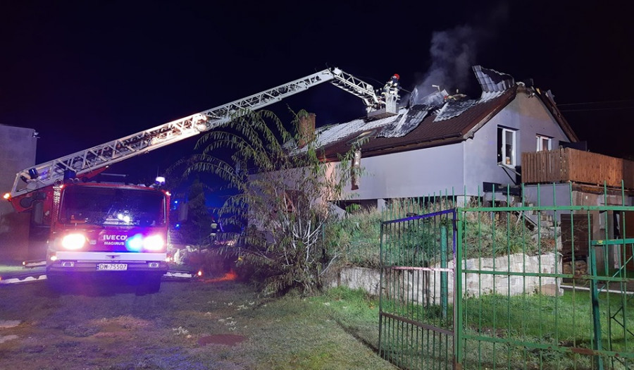 Siechnice: Odbudowa spalonego domu w Radwanicach. Trwa zbiórka dla poszkodowanych