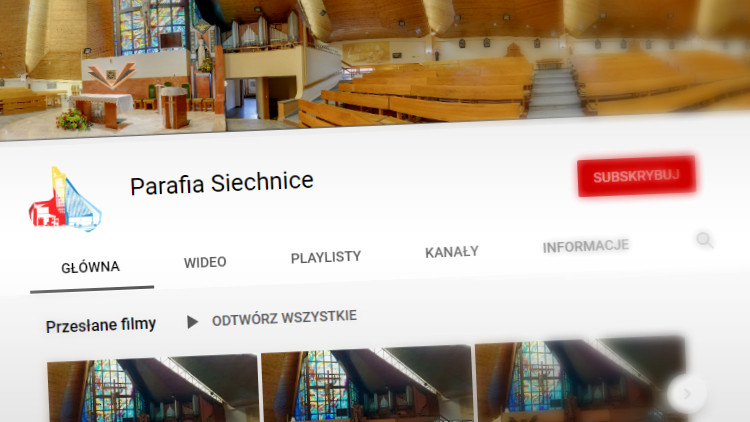 Siechnice: Kościół w Siechnicach online. Transmisje Mszy Świętych na YouTube
