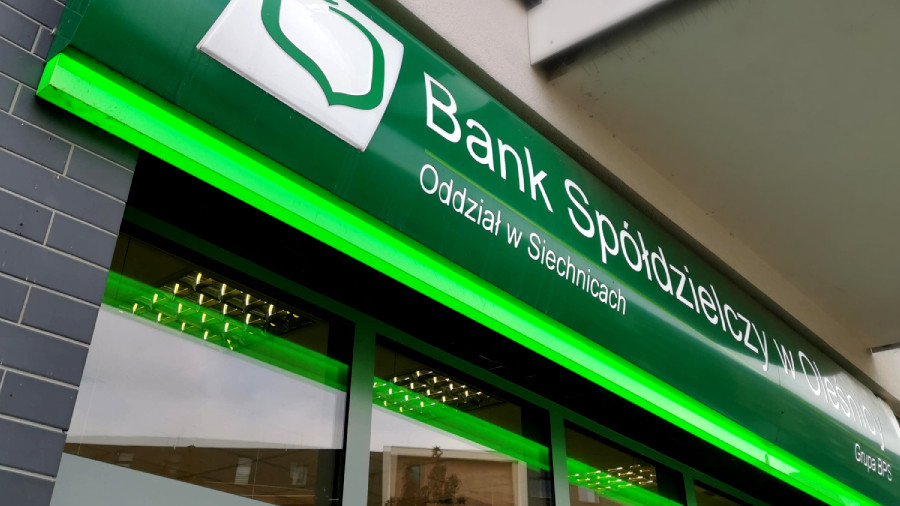 Siechnice: Bank Spółdzielczy zamyka oddział w Św. Katarzynie. Zmiana godzin otwarcia w Siechnicach
