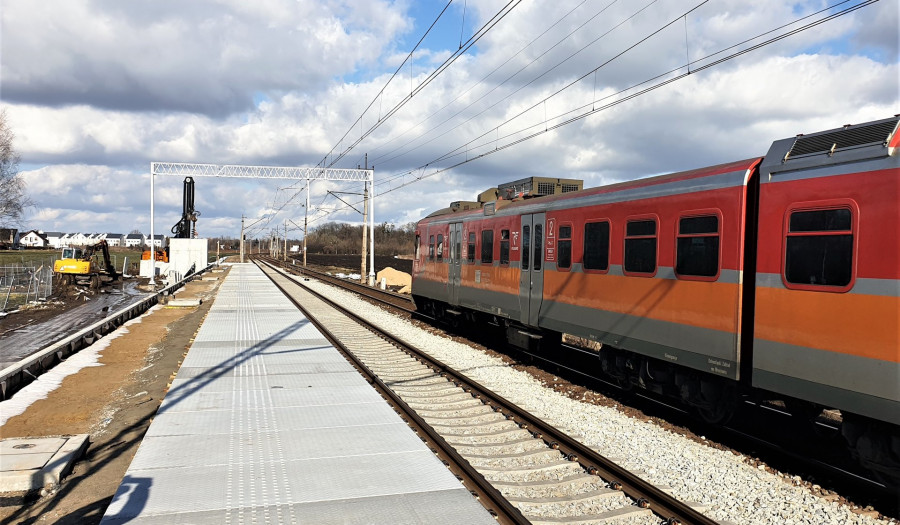 Siechnice: Trwa budowa nowego przystanku kolejowego w Gminie Siechnice
