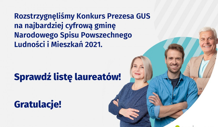 Siechnice: Gmina Siechnice wśród laureatów konkursu dot. Spisu Powszechnego Ludności 2021