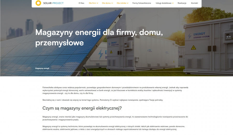 Siechnice: Magazyn energii dla firmy - czy to się opłaca w 2025 roku? - Solar-Project