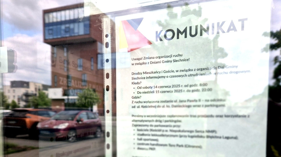 Siechnice: Dni Gminy Siechnice – utrudnienia, zamknięta ulica Jana Pawła II