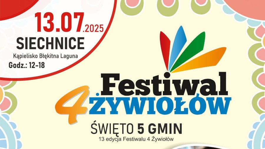 Siechnice: Festiwal 4 Żywiołów – święto pięciu gmin na Błękitnej Lagunie
