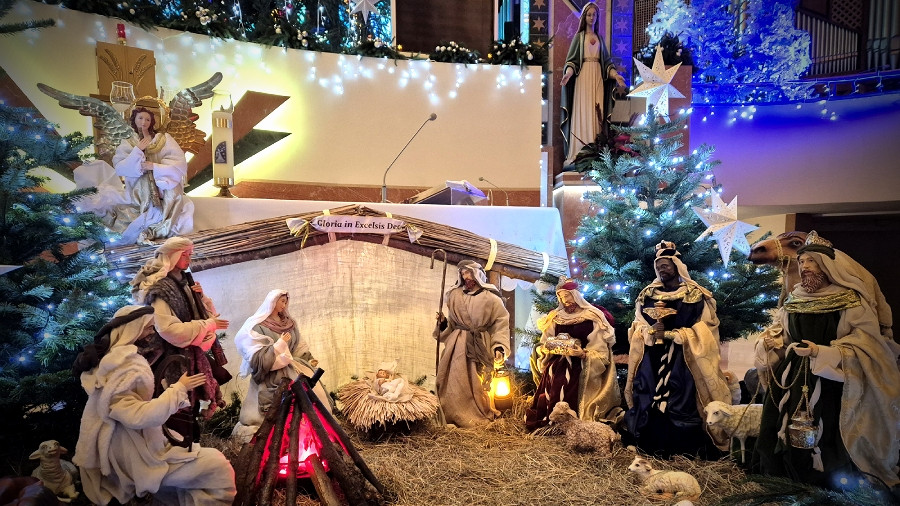 Siechnice: Święta Bożego Narodzenia, pasterka i kolęda w parafii w Siechnicach