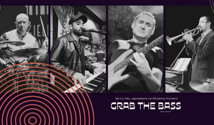 Siechnice: Wiosenny koncert jazzowy. Grab The Bass zagra w Świętej Katarzynie
