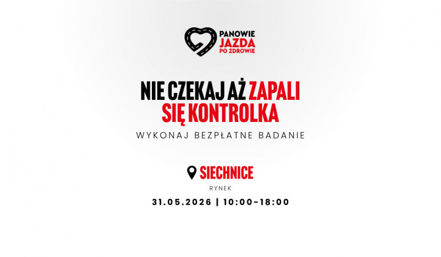 Siechnice: Bezpłatne badania dla mężczyzn w Siechnicach. HascoBus stanie na Rynku podczas Dnia Dziecka i Biegaj w Siechnicach