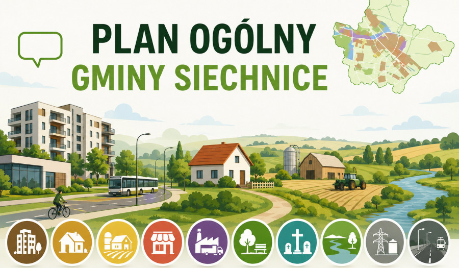 Siechnice: Trwają konsultacje Planu Ogólnego. Spotkanie dla mieszkańców Siechnic