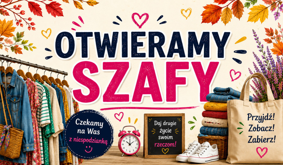 Siechnice: Wrześniowa Otwarta Szafa w Siechnicach ze zbiórka szkolnych przyborów