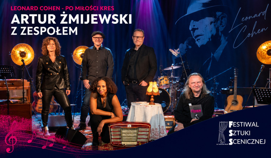 Siechnice: Cohen po polsku w Siechnicach. Artur Żmijewski na scenie podczas Festiwalu Sztuki Scenicznej