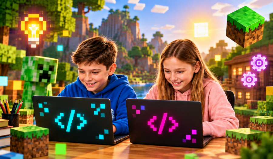 Siechnice: Minecraft nie tylko do grania. Dzieci spróbują swoich sił w programowaniu